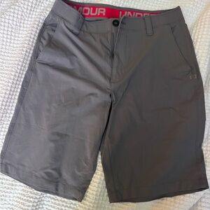 Under Armour Men's Charcoal Flat Front Shorts